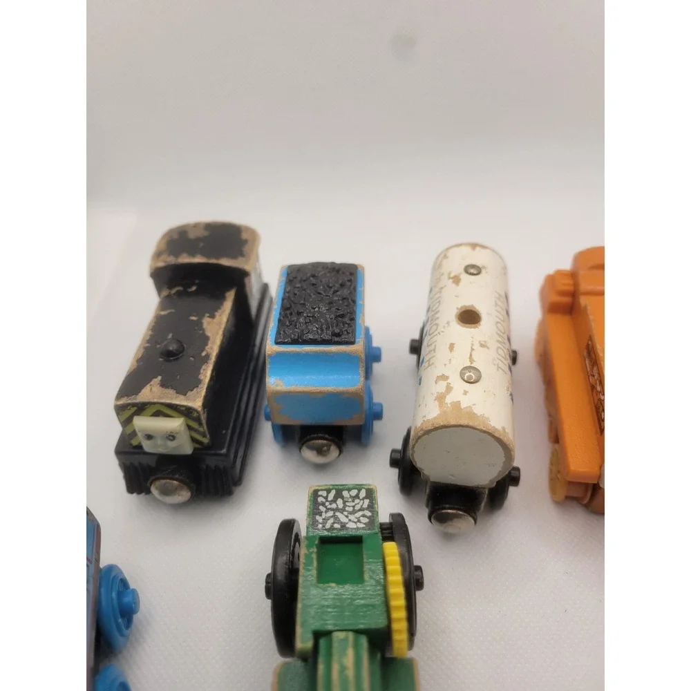 Thomas & Friends Wooden Railway Lot 7pc Thomas Mavis Sir Handel Trevor Terence
